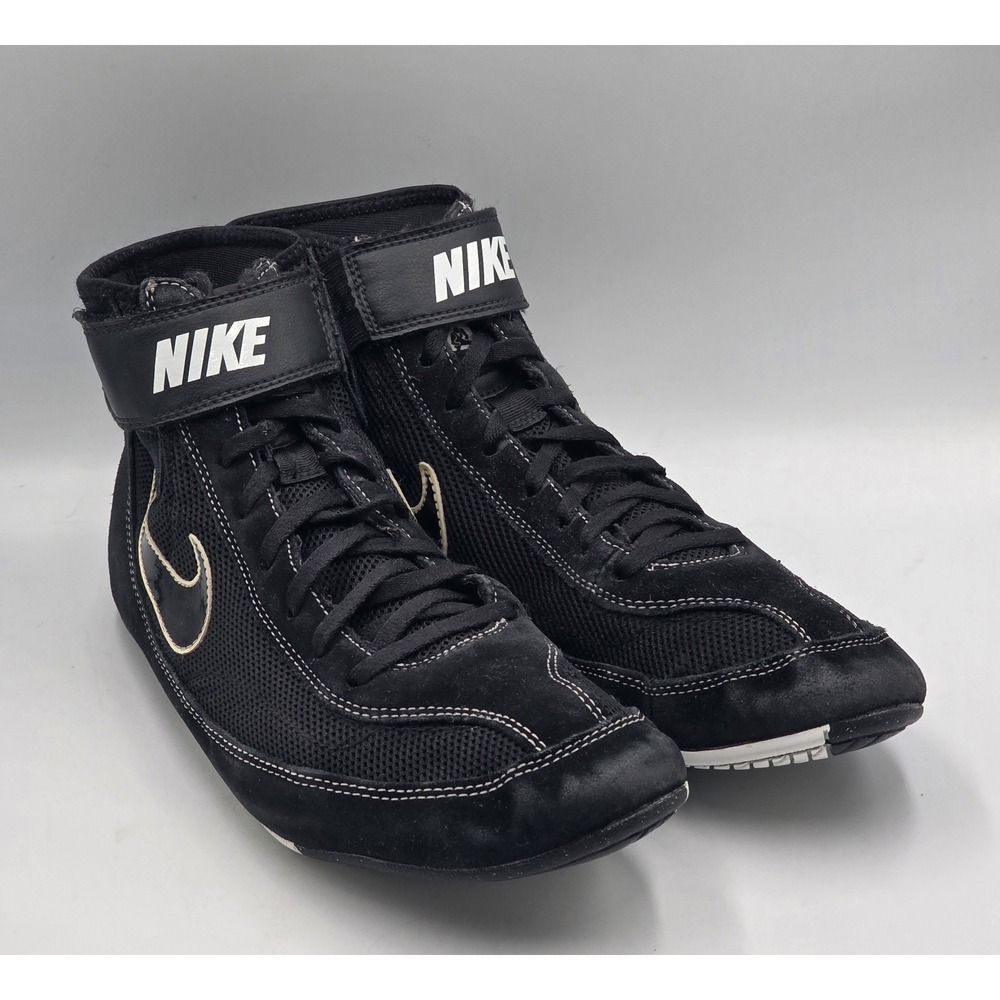 Nike Speedsweep VII Wrestling Shoes Men's 11 Black White 366683-001